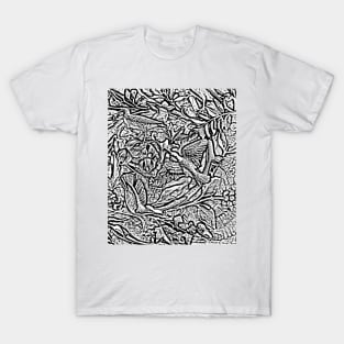 Bird In Tree Relief #2d T-Shirt